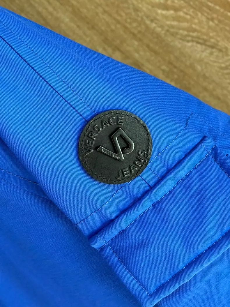 Versace VERSACE JEANS Blue Hooded Jacket- dmc Size US XL / EU 56 / 4 - 5 Thumbnail