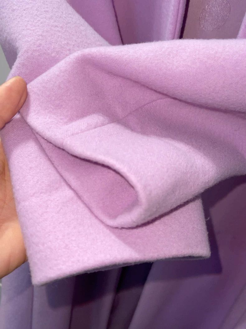 Versace Versace Purple Cashmere Long Coat- dmc Size US M / EU 48-50 / 2 - 6 Thumbnail
