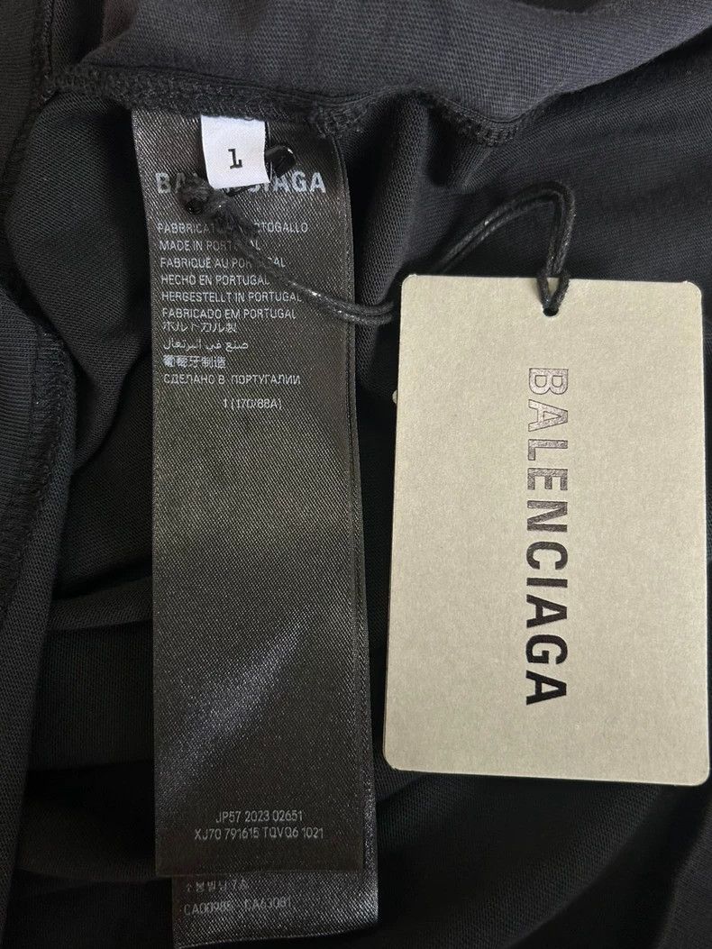 Balenciaga Balenciaga SS24 Front Back Spliced Tee- dmc Size US XS / EU 42 / 0 - 4 Thumbnail
