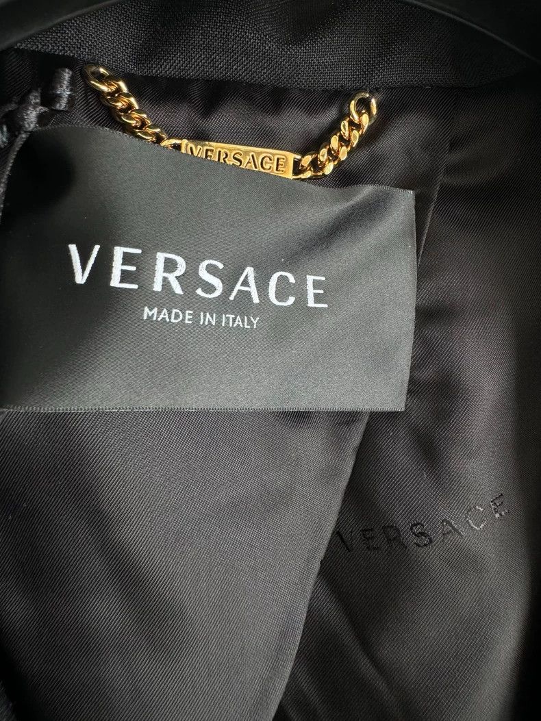 Versace Versace Black Long Trench Coat- dmc Size US M / EU 48-50 / 2 - 7 Thumbnail
