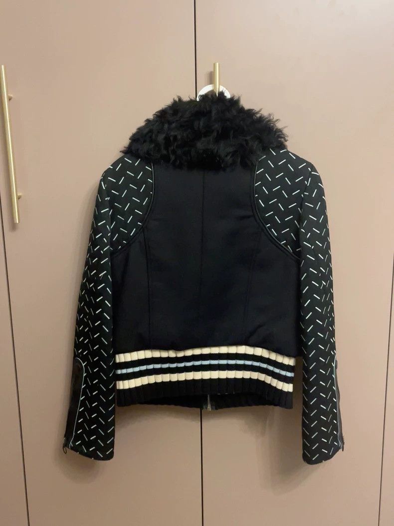 Versace Versace Shearling Collar Leather Jacket- dmc Size US S / EU 44-46 / 1 - 2 Thumbnail