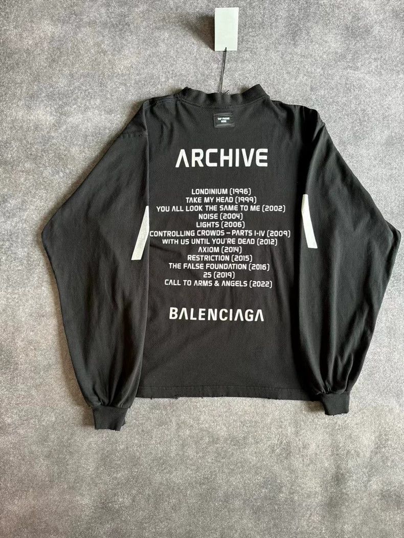 Balenciaga Balenciaga Apple Music Limited Long-Sleeve T-Shirt- dmc Size US XS / EU 42 / 0 - 2 Thumbnail