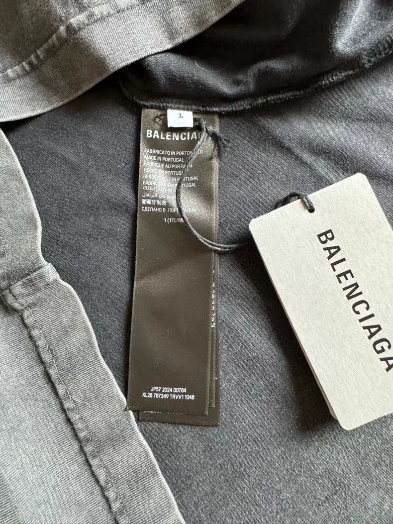 Balenciaga Balenciaga Paris Eiffel Tower Washed Tee- dmc Size US M / EU 48-50 / 2 - 4 Thumbnail