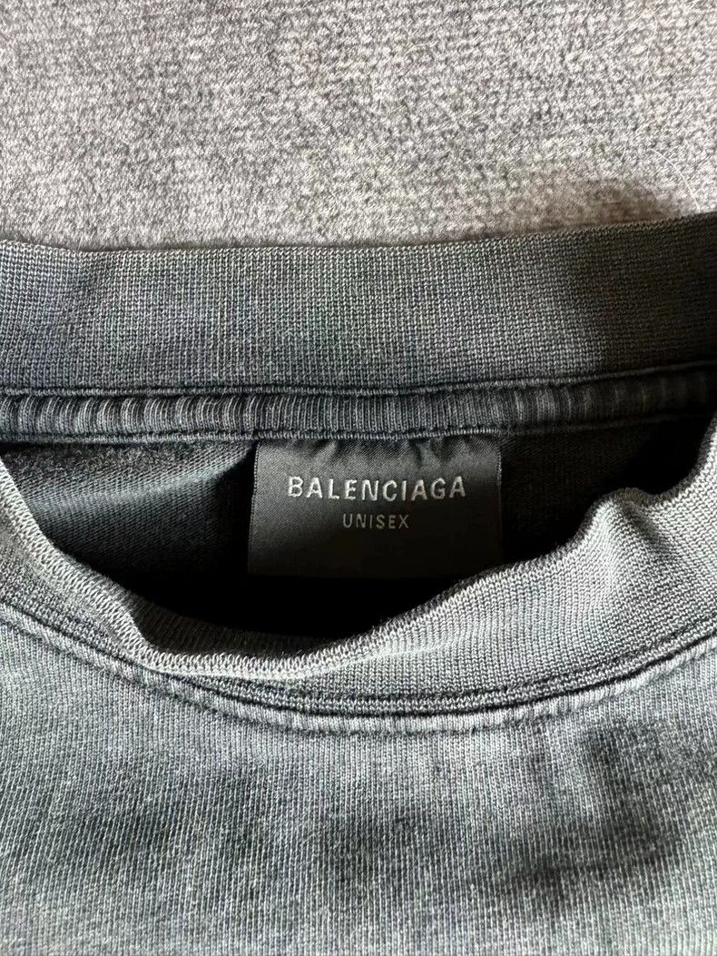 Balenciaga Balenciaga Paris Eiffel Tower Washed Tee- dmc Size US M / EU 48-50 / 2 - 3 Thumbnail