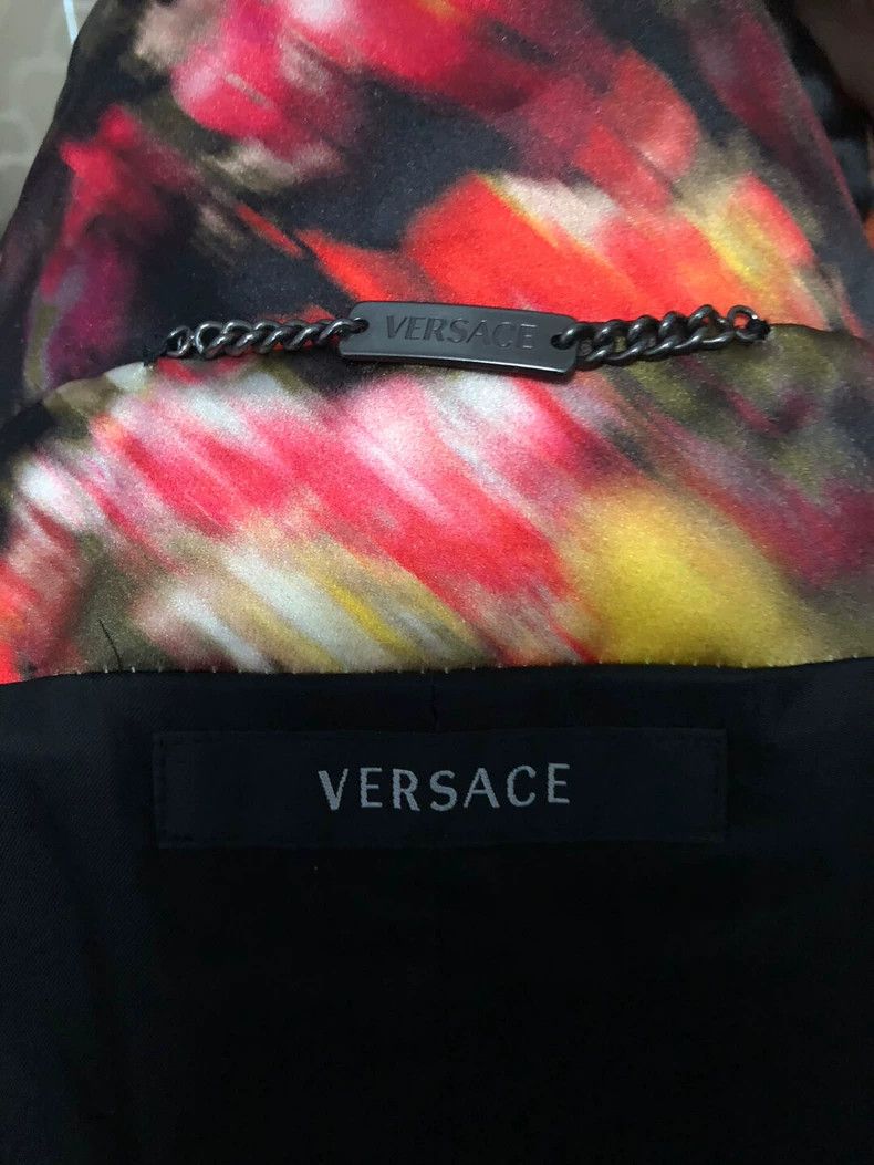 Versace Versace Runway Silk Floral Coat- dmc Size US M / EU 48-50 / 2 - 2 Thumbnail