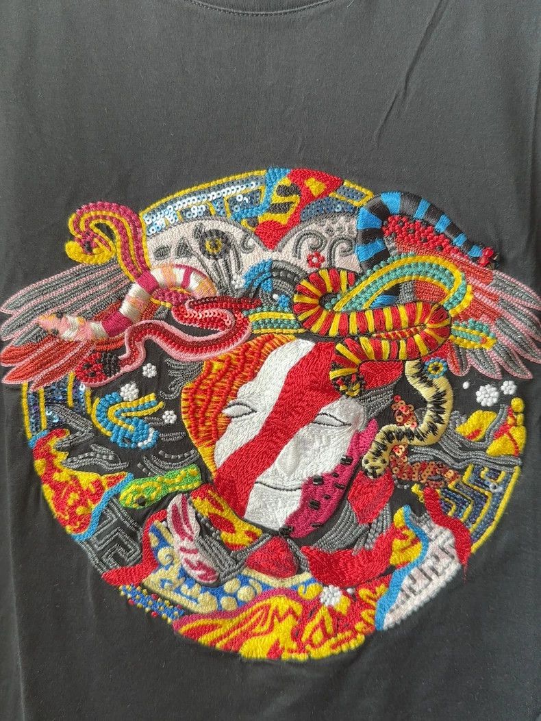 Versace Versace Short Sleeve Embroidered T-Shirt- dmc Size US S / EU 44-46 / 1 - 2 Thumbnail