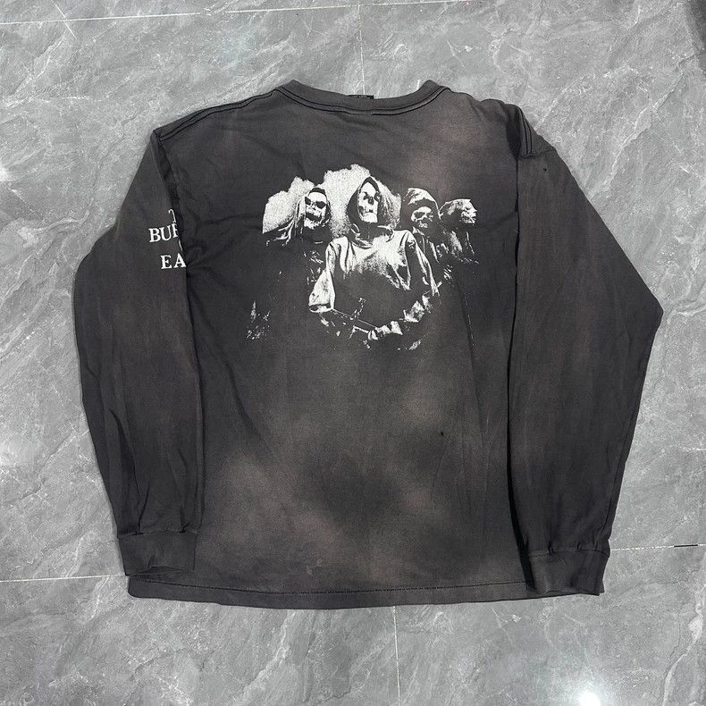 Saint Michael Saint Michael Washed Long Sleeve Graphic Top- dmc Size US XL / EU 56 / 4 - 2 Thumbnail
