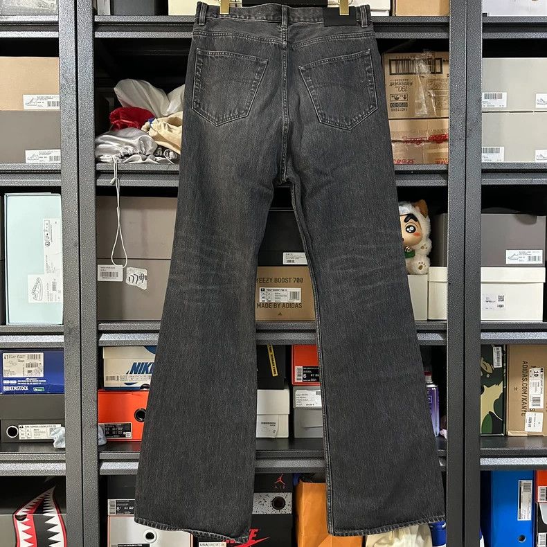 Balenciaga Balenciaga SS24 Flared Gray Jeans- dmc Size US 30 / EU 46 - 2 Thumbnail