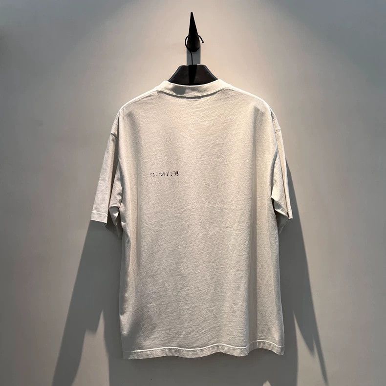 Balenciaga Balenciaga FW23 White Logo Short Sleeve Tee- dmc Size US XS / EU 42 / 0 - 3 Thumbnail