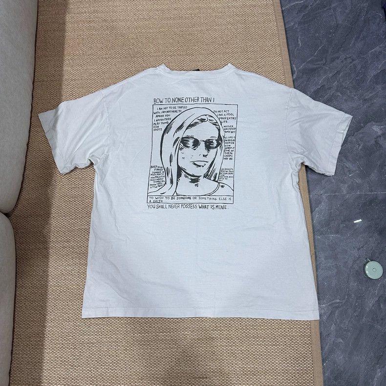 Saint Michael Saint Michael Washed White Short Sleeve Tee- dmc Size US XXL / EU 58 / 5 - 2 Thumbnail