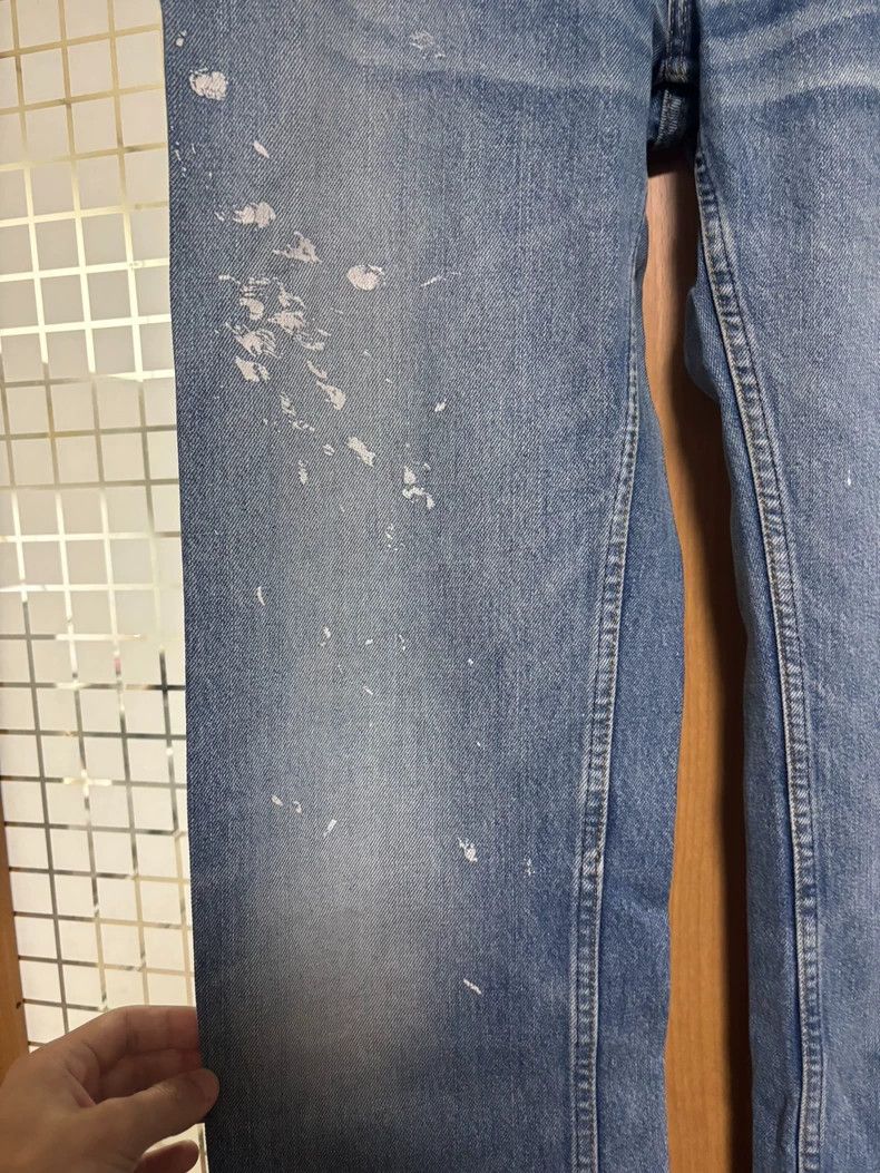 Helmut Lang Helmut Lang Blue Washed Paint Splatter Jeans- dmc Size US 32 / EU 48 - 3 Thumbnail
