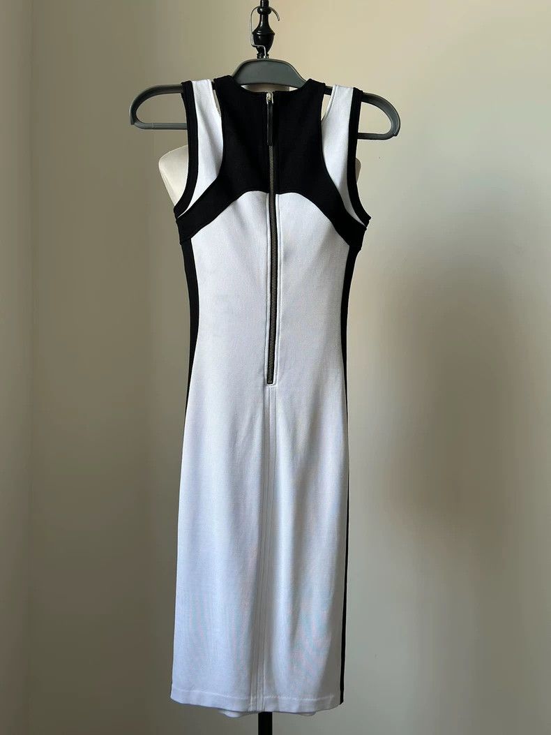 Helmut Lang Helmut Lang Black and White Knit Dress- dmc Size US XS / EU 42 / 0 - 2 Thumbnail