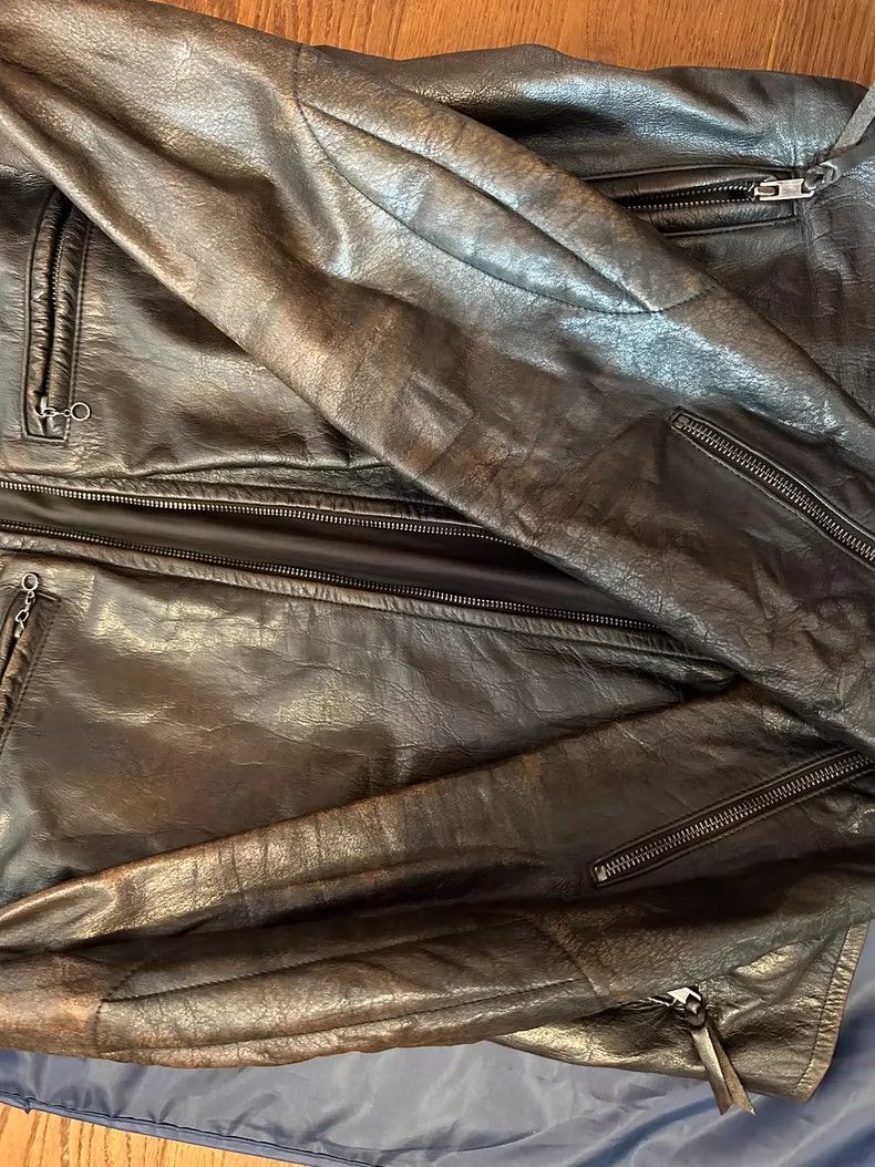 Ralph Lauren Purple Label Polo Ralf Lauren Vintage Leather Jacket- dmc Size US M / EU 48-50 / 2 - 6 Thumbnail