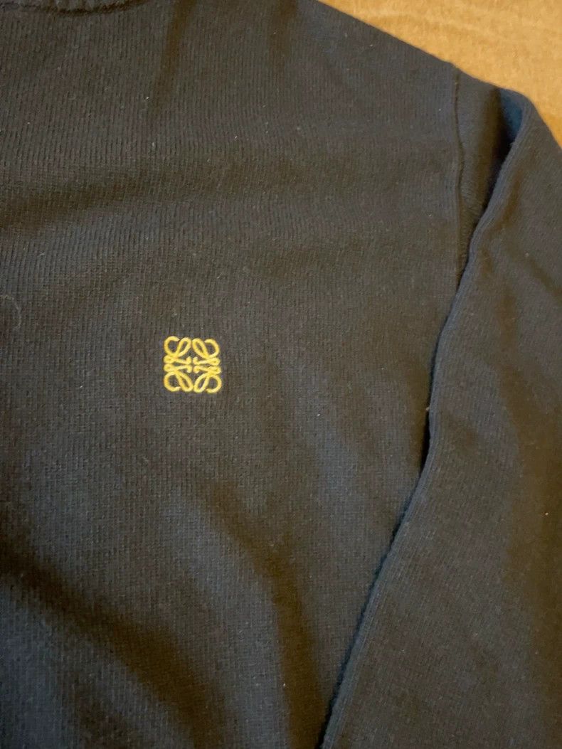 Loewe Loewe Men's Oversized Blue Sweater- dmc Size US M / EU 48-50 / 2 - 2 Thumbnail