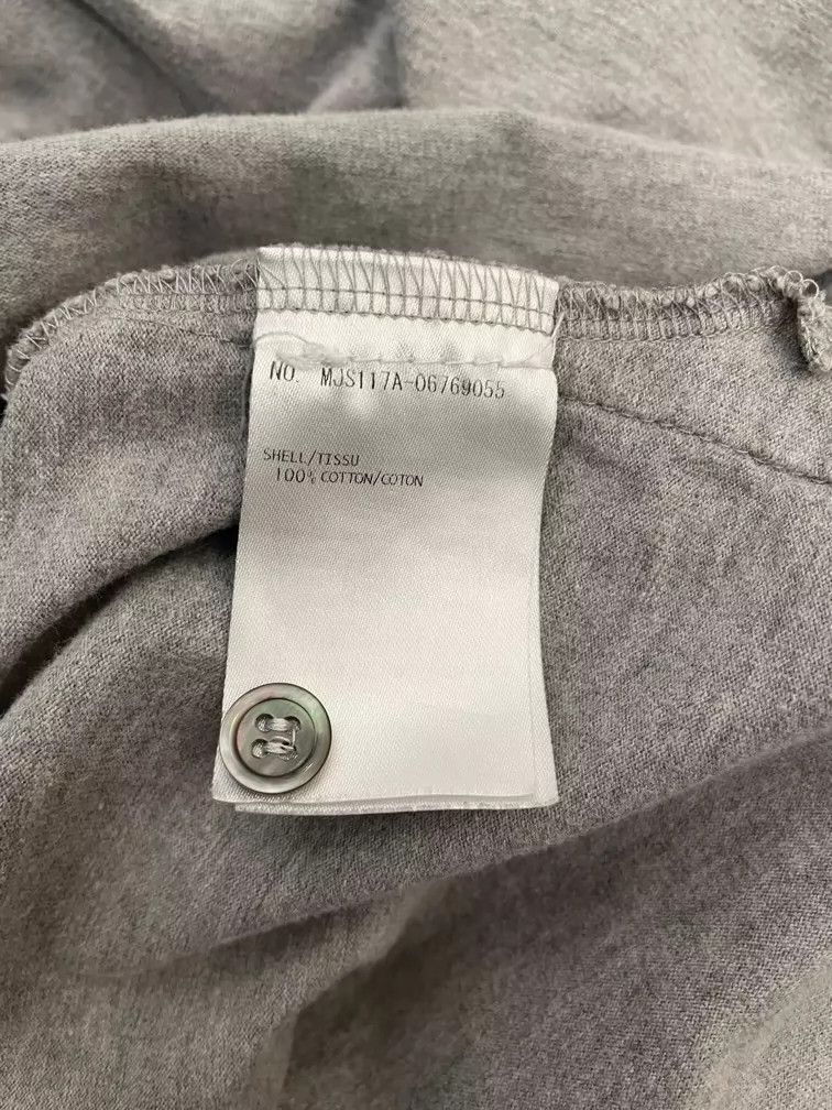 Thom Browne Thom Browne Gray 4-Stripe Long-Sleeve T-Shirt- dmc Size US L / EU 52-54 / 3 - 5 Thumbnail