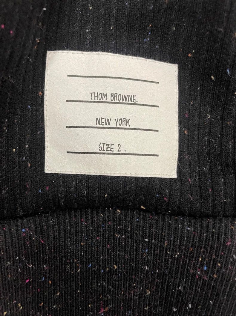 Thom Browne Thom Browne Black Striped Zip Hoodie- dmc Size US M / EU 48-50 / 2 - 5 Thumbnail