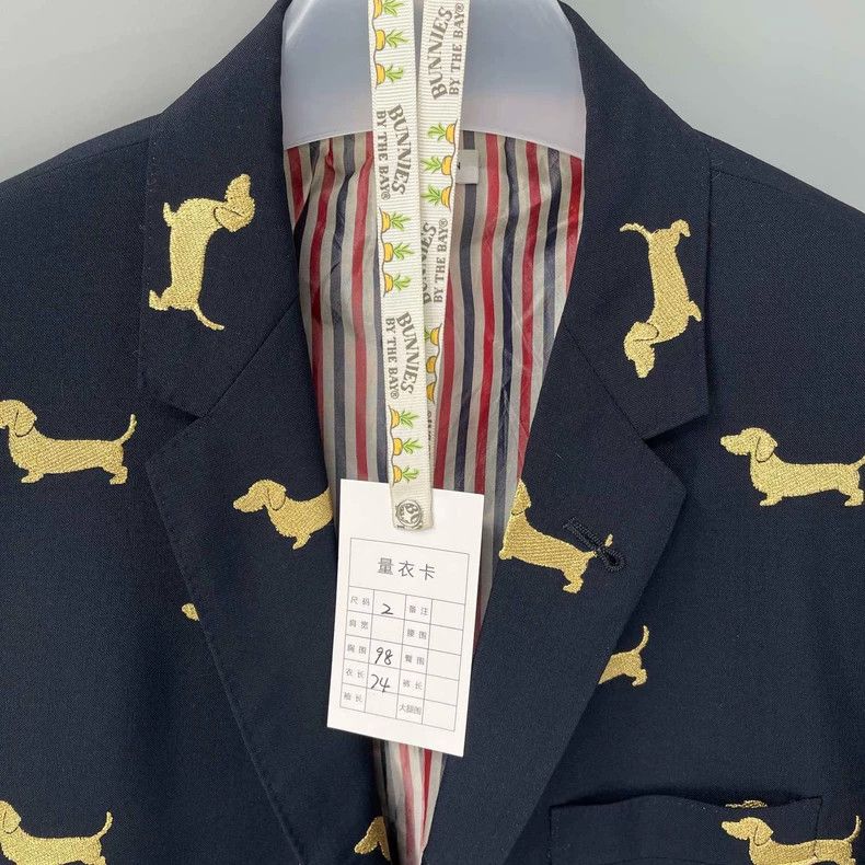 Thom Browne Thom Browne Dog Embroidery Blazer- dmc Size US M / EU 48-50 / 2 - 7 Thumbnail