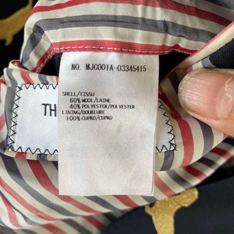 Thom Browne Thom Browne Dog Embroidery Blazer- dmc Size US M / EU 48-50 / 2 - 5 Thumbnail
