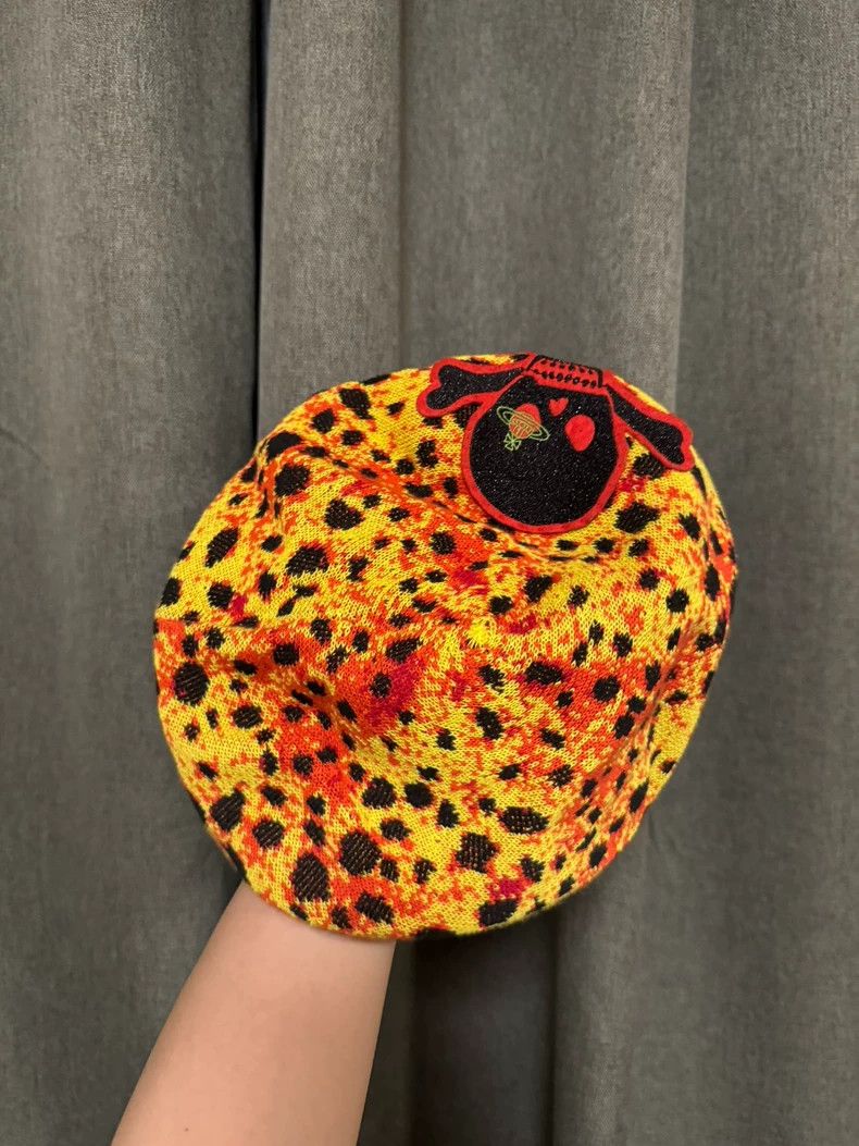 Vivienne Westwood Vivienne Westwood Leopard Skull Beret- dmc Size ONE SIZE - 2 Thumbnail