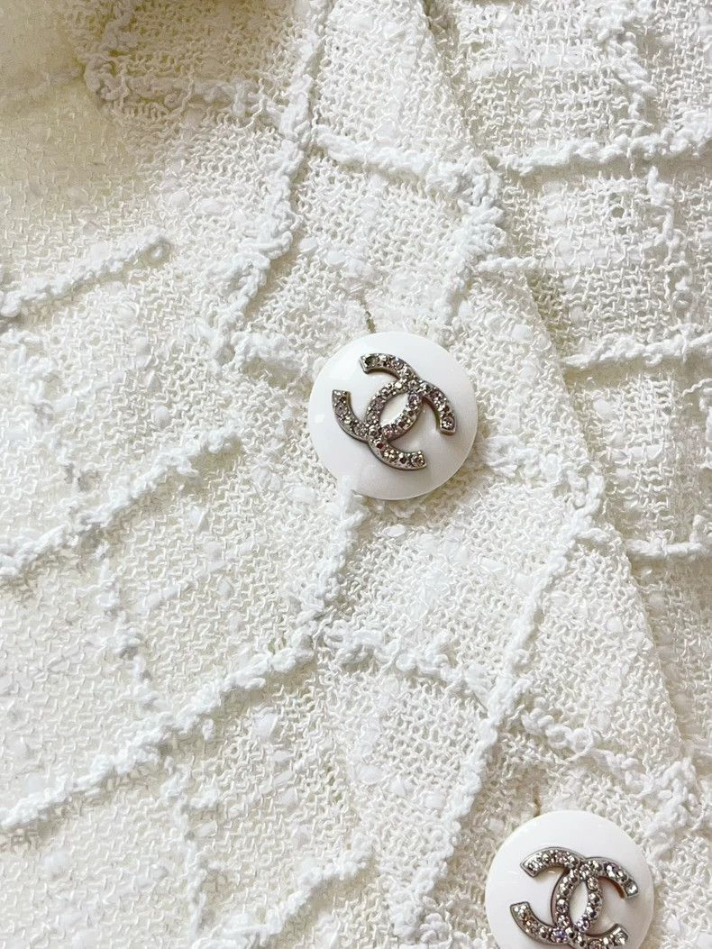 Chanel Chanel 21C White Lace Long Sleeve Dress- dmc Size US M / EU 48-50 / 2 - 3 Thumbnail