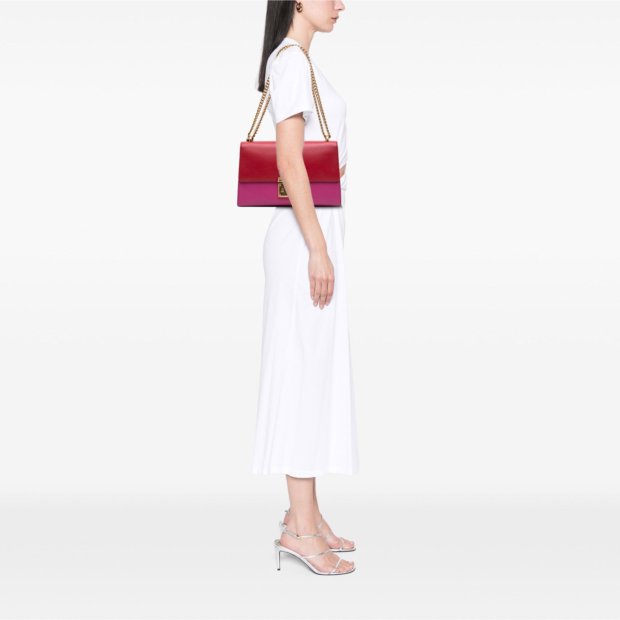 Gucci Gucci Medium Bicolor Leather Padlock Shoulder Bag Size ONE SIZE - 9 Thumbnail