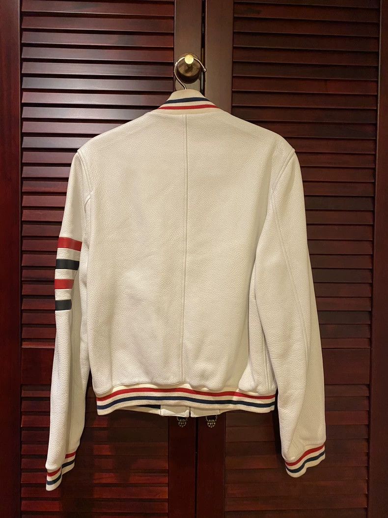 Thom Browne Thom Browne White Leather Jacket- dmc Size US M / EU 48-50 / 2 - 2 Thumbnail