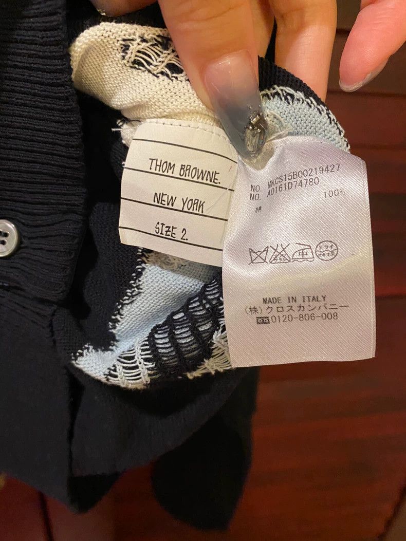 Thom Browne Thom Browne Limited Crane Knit Cardigan- dmc Size US M / EU 48-50 / 2 - 6 Thumbnail