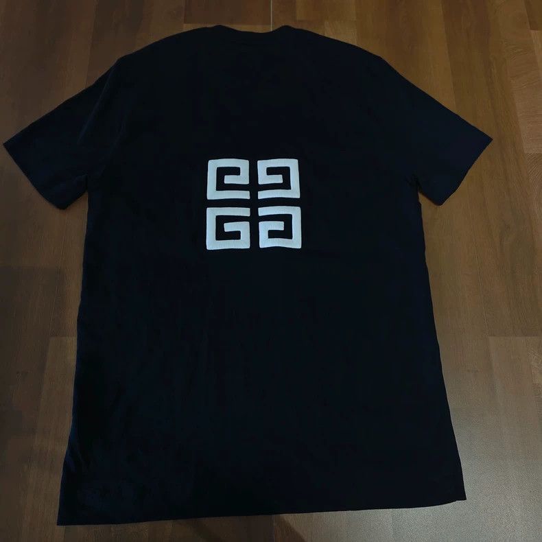 Givenchy Givenchy Embroidered Logo Short Sleeve Tee- dmc Size US L / EU 52-54 / 3 - 2 Thumbnail