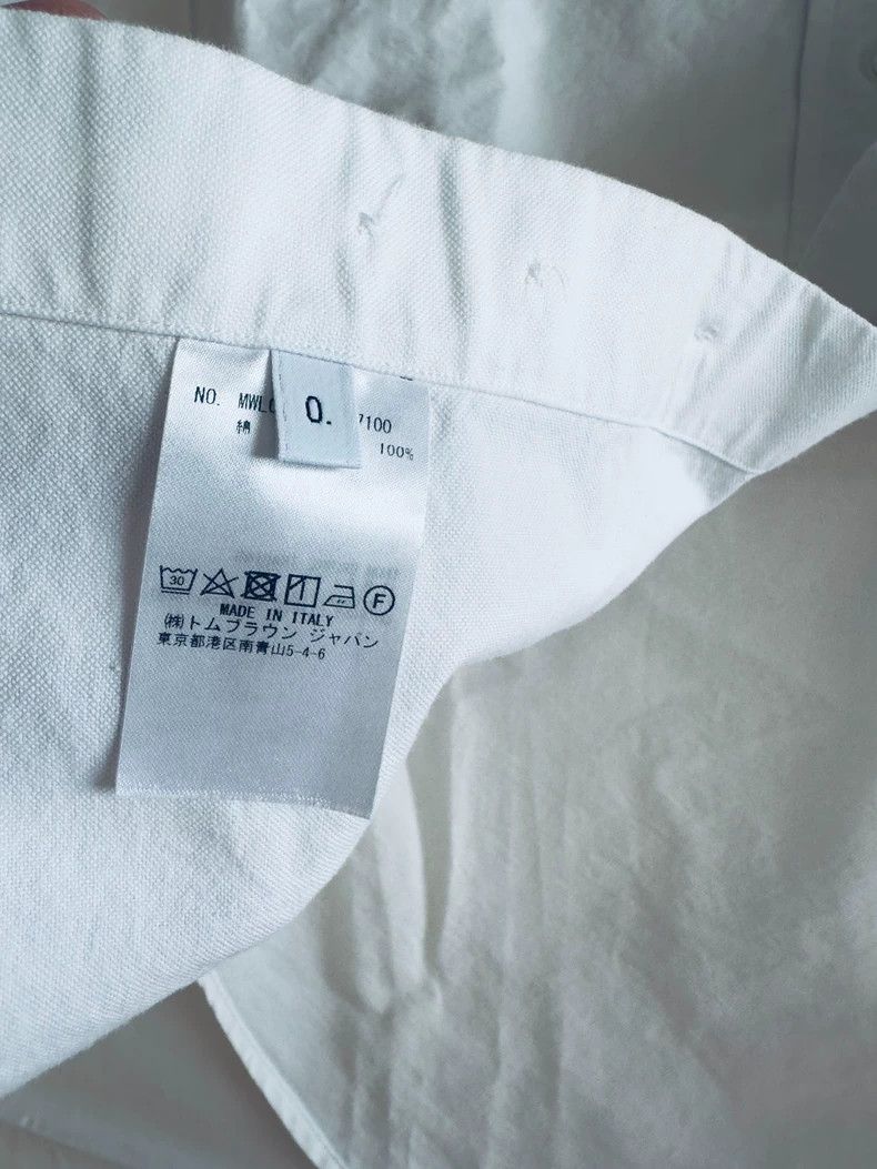 Thom Browne Thom Browne Three-Stripe Button-Up Shirt- dmc Size US XS / EU 42 / 0 - 7 Thumbnail