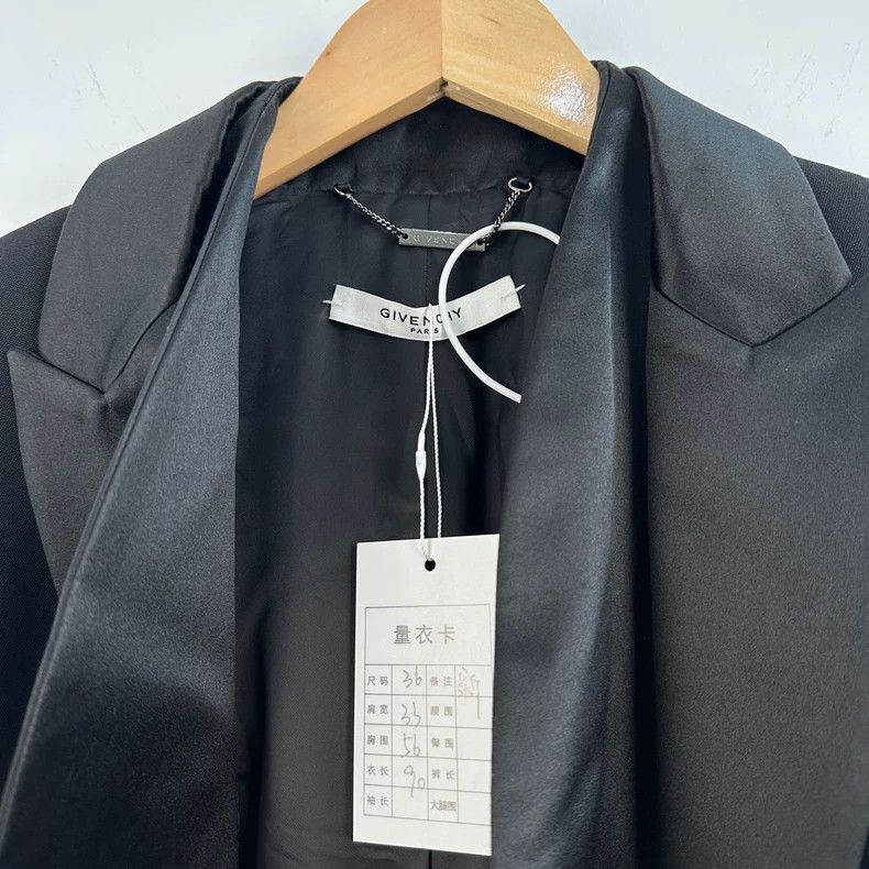 Givenchy Givenchy Black Wool Blend Cape Coat- dmc Size US L / EU 52-54 / 3 - 3 Thumbnail