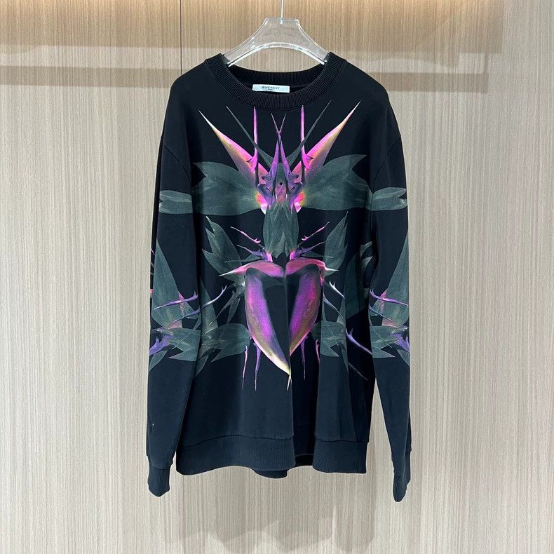 Givenchy GIVENCHY Paradise Bird Print Sweatshirt- dmc Size US XL / EU 56 / 4 - 2 Thumbnail