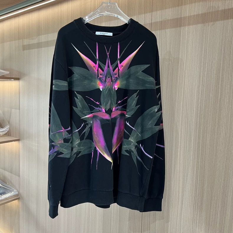 Givenchy GIVENCHY Paradise Bird Print Sweatshirt- dmc Size US XL / EU 56 / 4 - 4 Thumbnail