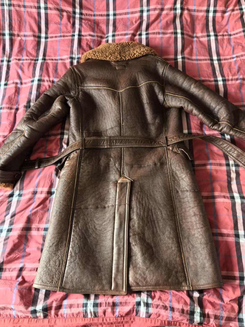 RRL Ralph Lauren RRL Double RL Shearling Leather Coat- dmc Size US M / EU 48-50 / 2 - 2 Thumbnail