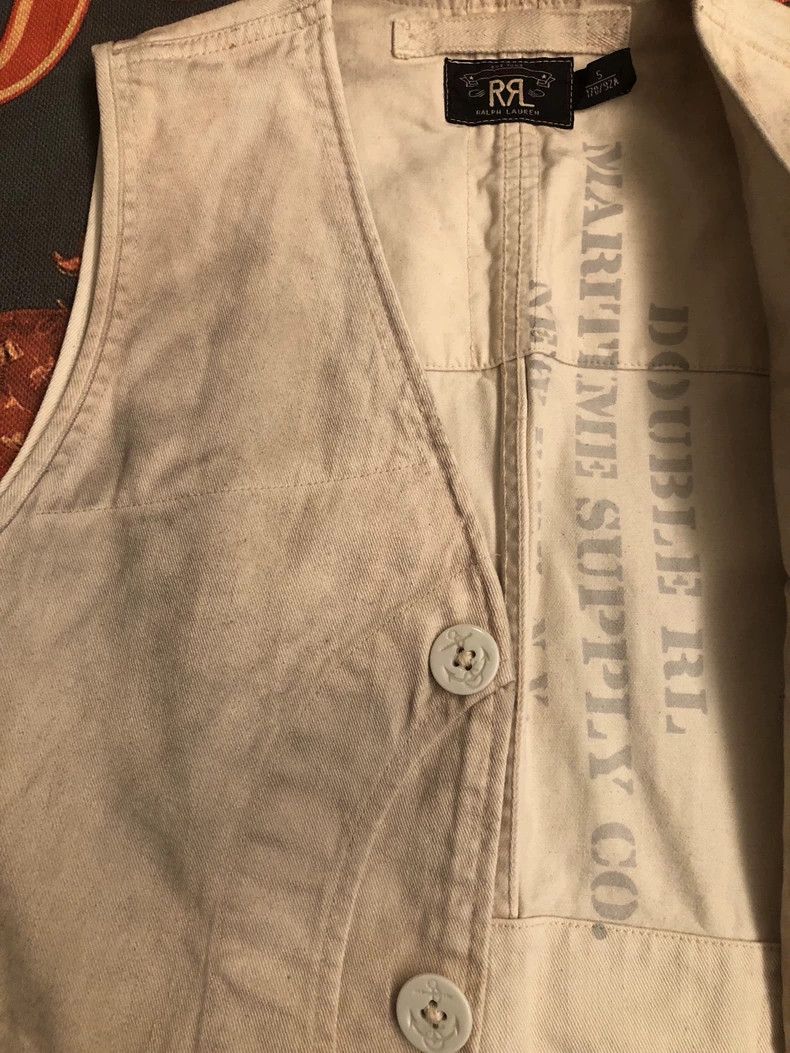 RRL Ralph Lauren RRL Vintage Distressed Sleeveless Vest- dmc Size US S / EU 44-46 / 1 - 4 Thumbnail