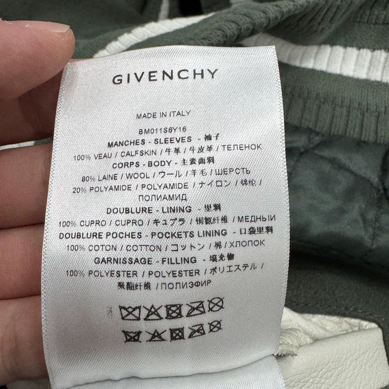Givenchy Givenchy Wool Leather Varsity Jacket- dmc Size US XL / EU 56 / 4 - 3 Thumbnail