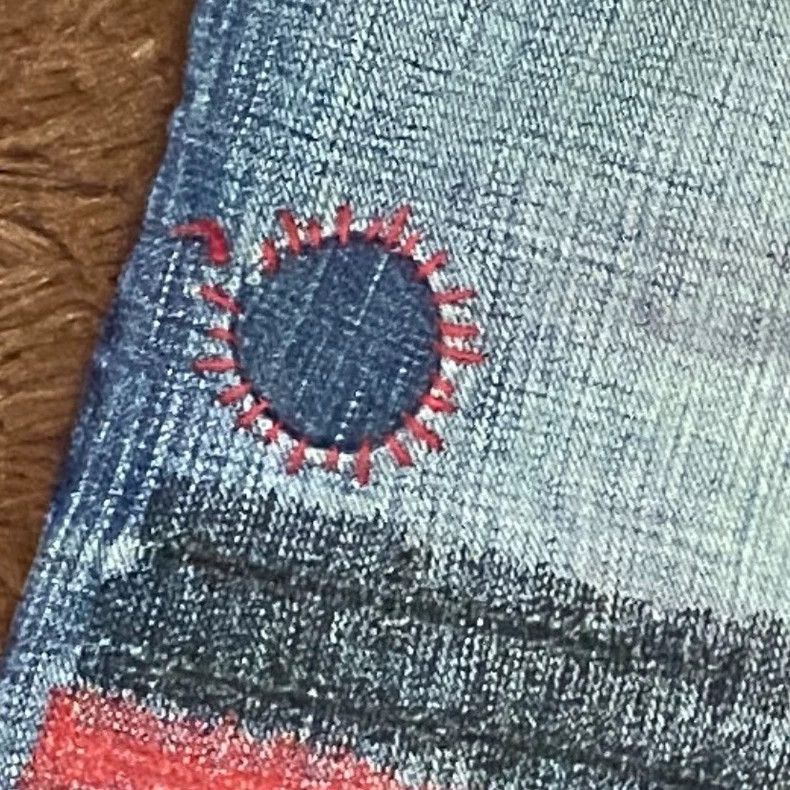 Number (N)ine Number (N)ine 05ss Distressed Denim Jeans- dmc Size US 28 / EU 44 - 5 Thumbnail