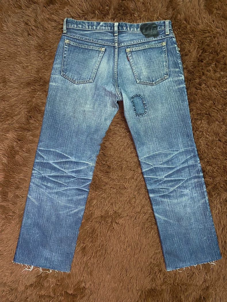 Number (N)ine Number (N)ine 05ss Distressed Denim Jeans- dmc Size US 28 / EU 44 - 2 Thumbnail