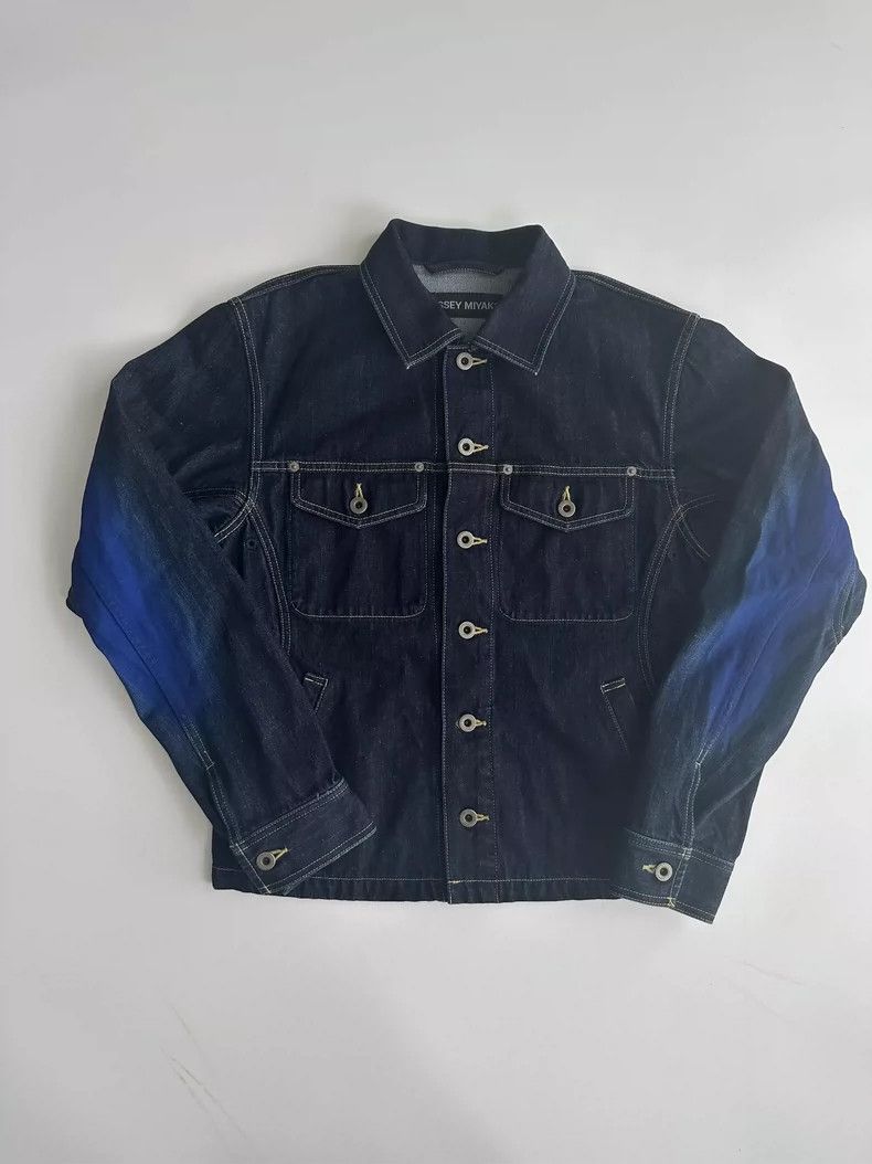 Issey Miyake ISSEY MIYAKE 05SS Denim Jacket- dmc Size US M / EU 48-50 / 2 - 2 Thumbnail