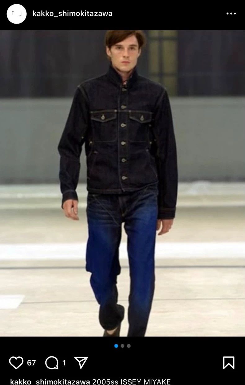 Issey Miyake ISSEY MIYAKE 05SS Denim Jacket- dmc Size US M / EU 48-50 / 2 - 7 Thumbnail