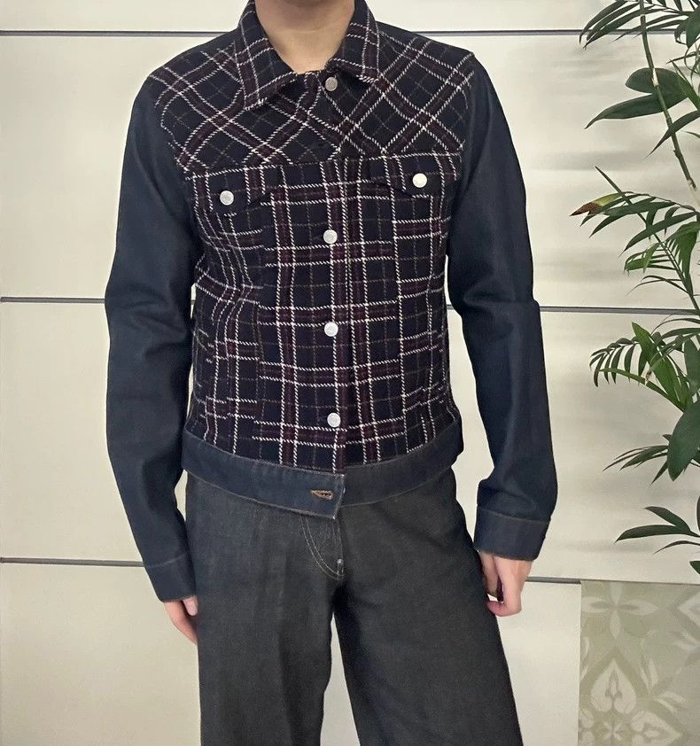 Dries Van Noten Dries Van Noten Check Denim Jacket- dmc Size US M / EU 48-50 / 2 - 6 Thumbnail