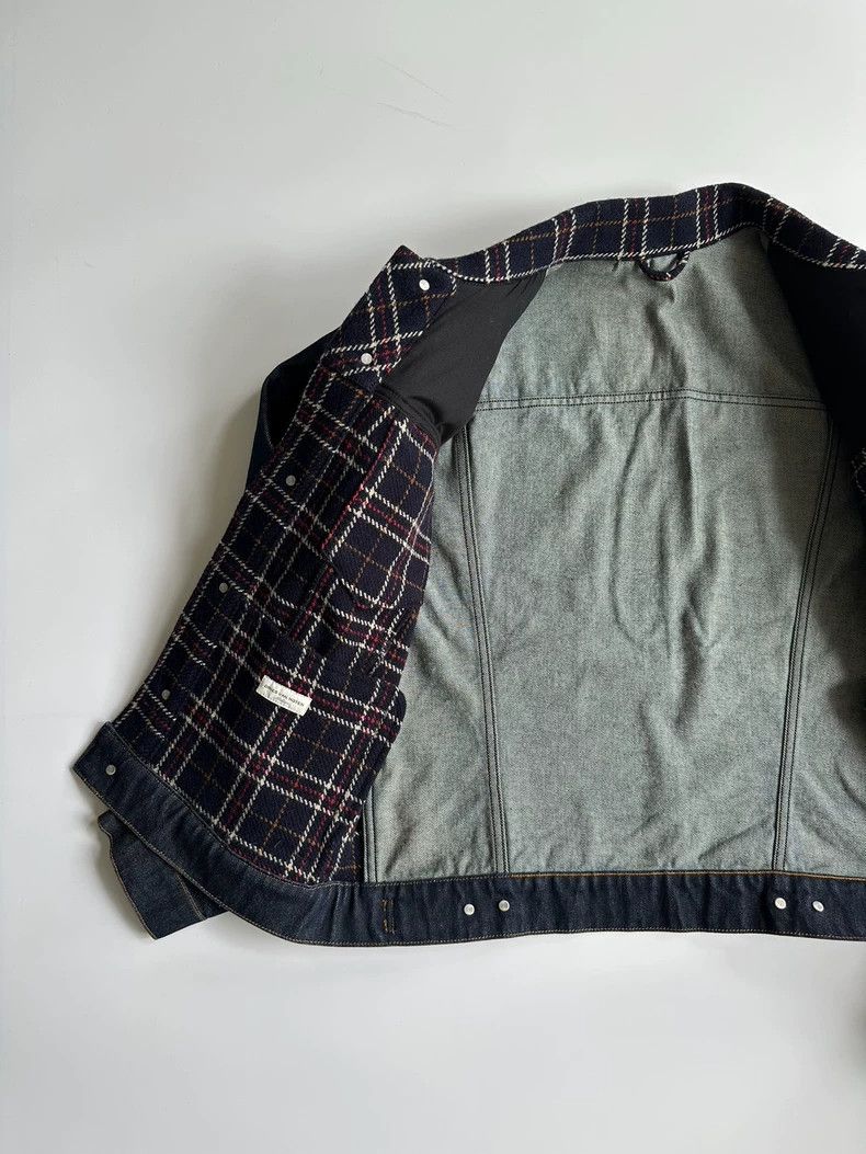 Dries Van Noten Dries Van Noten Check Denim Jacket- dmc Size US M / EU 48-50 / 2 - 3 Thumbnail