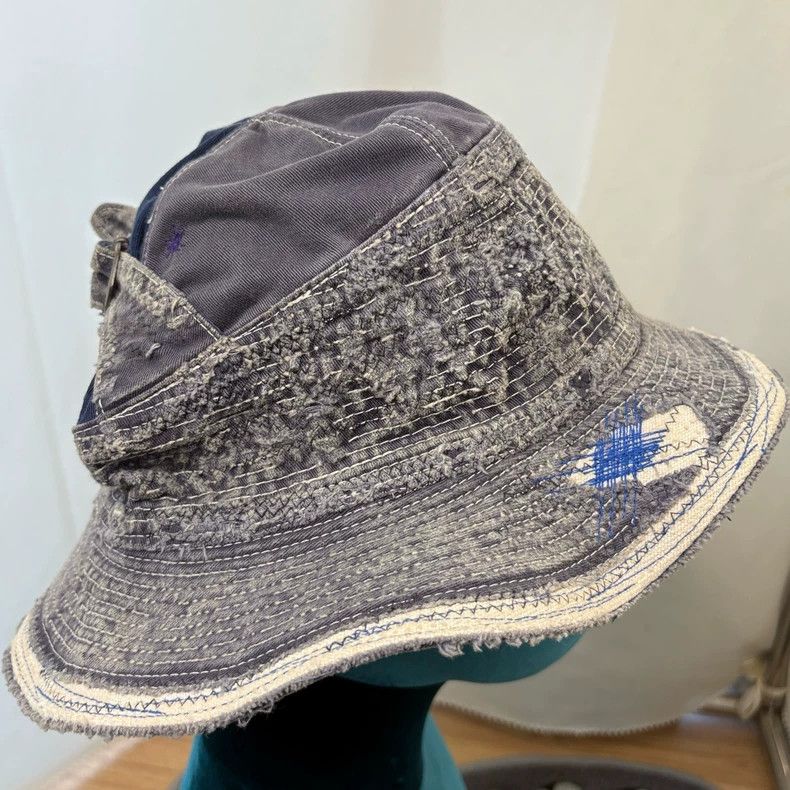 Kapital KAPITAL BRO Distressed Bucket Hat- dmc Size ONE SIZE - 4 Thumbnail