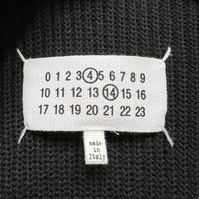 Maison Margiela Maison Margiela Zip-Up Black Sweater Jacket- dmc Size US L / EU 52-54 / 3 - 4 Thumbnail