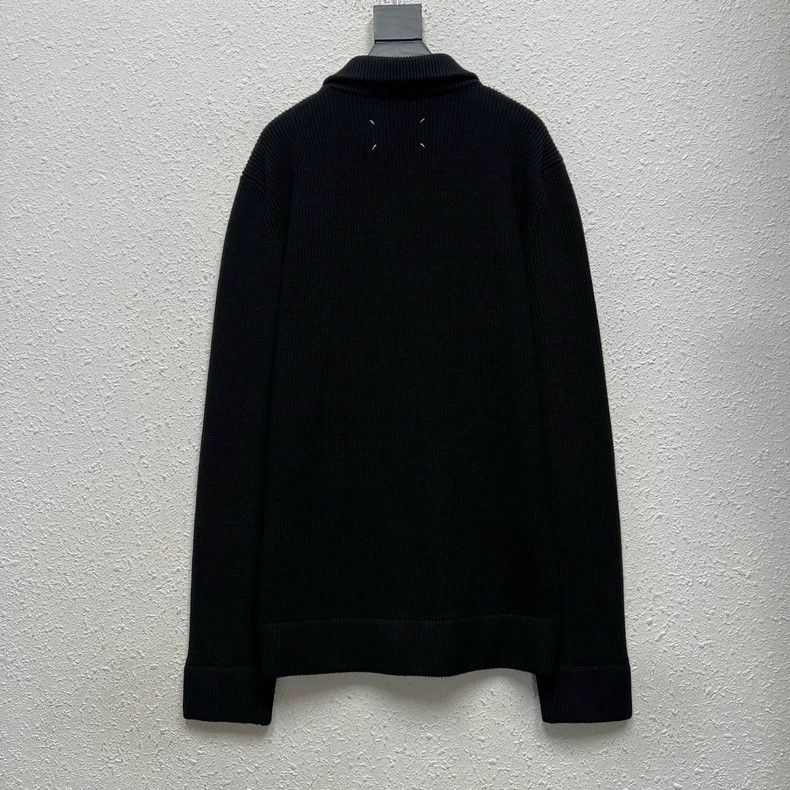 Maison Margiela Maison Margiela Zip-Up Black Sweater Jacket- dmc Size US L / EU 52-54 / 3 - 2 Thumbnail