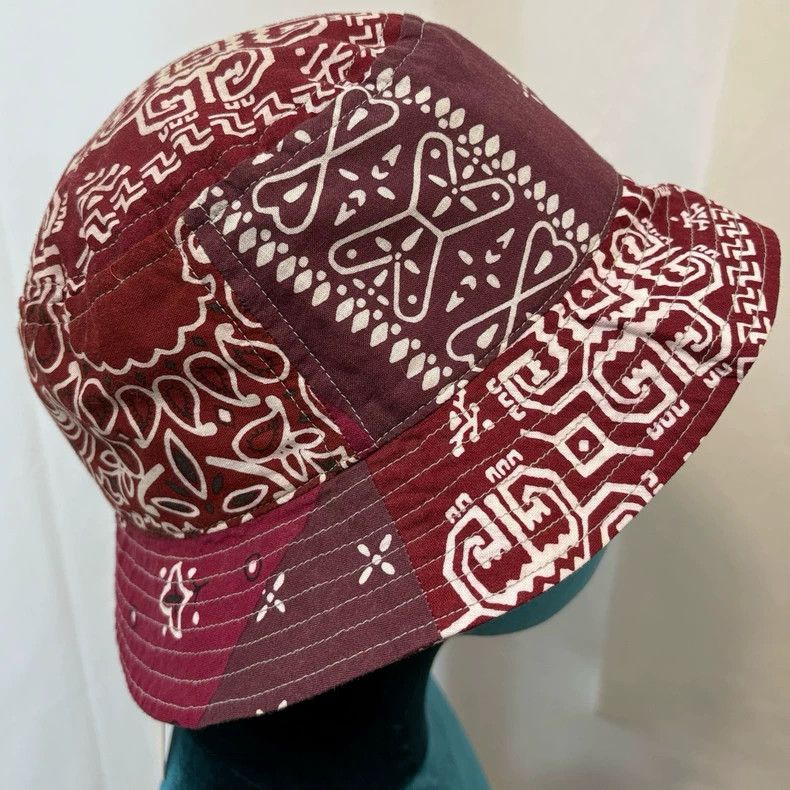 Kapital KAPITAL Patchwork Bandana Bucket Hat- dmc Size ONE SIZE - 4 Thumbnail