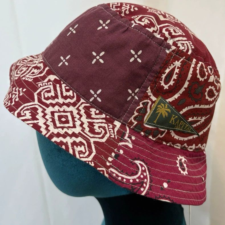 Kapital KAPITAL Patchwork Bandana Bucket Hat- dmc Size ONE SIZE - 2 Thumbnail