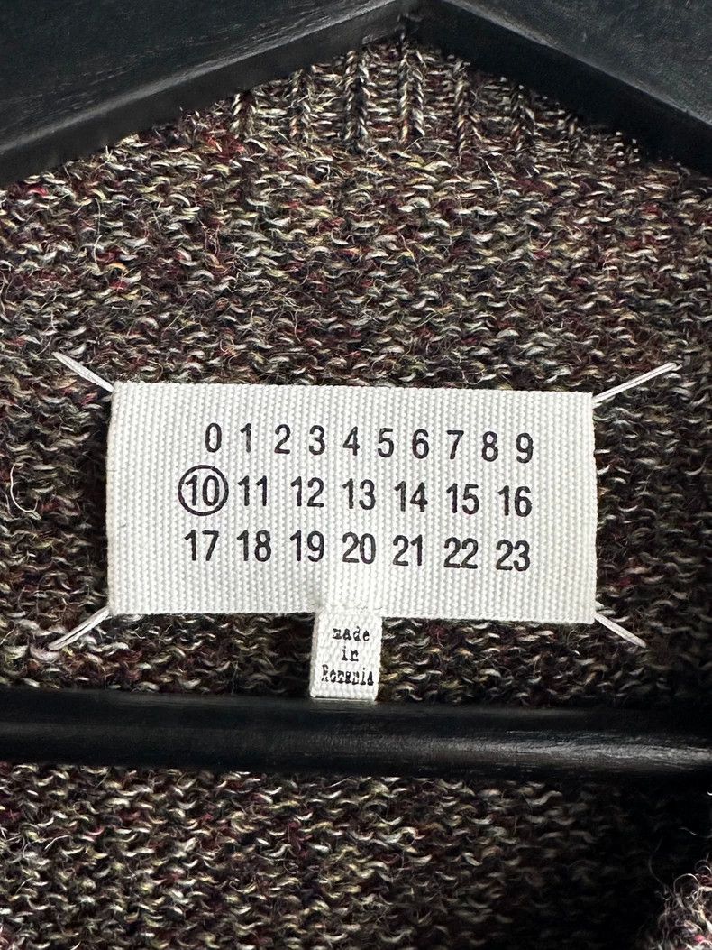 Maison Margiela Maison Margiela Chunky Knit Zip-Up Panel Sweater- dmc Size US M / EU 48-50 / 2 - 6 Thumbnail