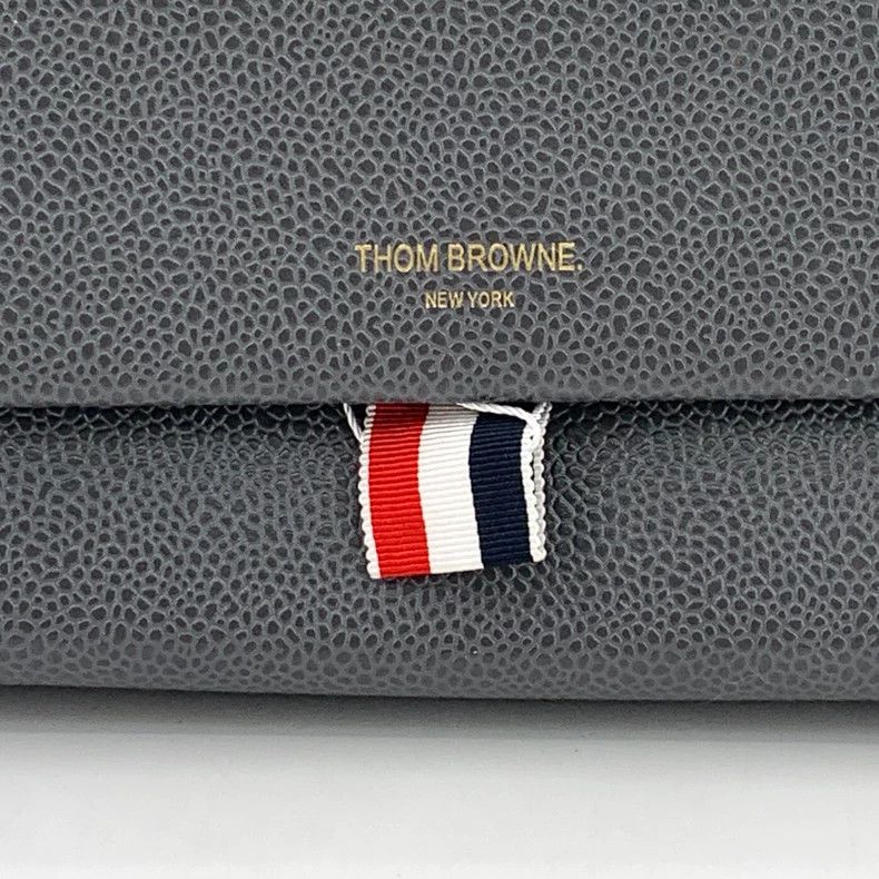 Thom Browne Thom Browne Gray Striped Crossbody Clutch- dmc Size ONE SIZE - 6 Thumbnail