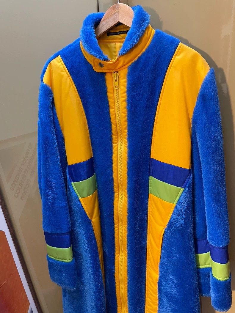 Yohji Yamamoto Yohji Yamamoto 96AW Blue Coral Fleece Coat- dmc Size US M / EU 48-50 / 2 - 3 Thumbnail
