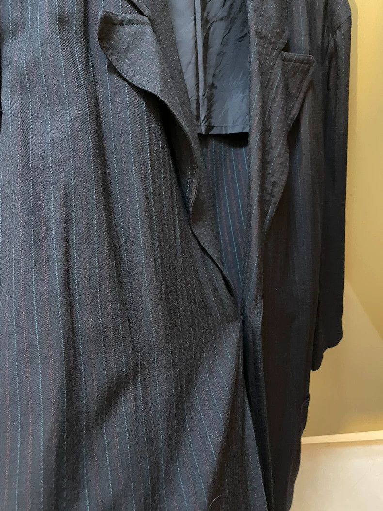 Yohji Yamamoto Yohji Yamamoto 94AW Stripe Coat- dmc Size US M / EU 48-50 / 2 - 4 Thumbnail
